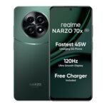 realme NARZO 70x 5G (Forest Green, 6GB RAM,128GB Storage| 120Hz Ultra Smooth Display | Dimensity 6100+ 6nm 5G | 50MP AI Camera | 45W Charger in The Box