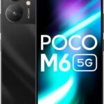 POCO M6 5G (Galactic Black, 8GB RAM, 256GB Storage) | MediaTek Dimensity 6100+ 5G Processor | 5000 mAh Battery + 18W Fast Charging | 50 MP AI Dual-Camera System & Side Fingerprint Sensor