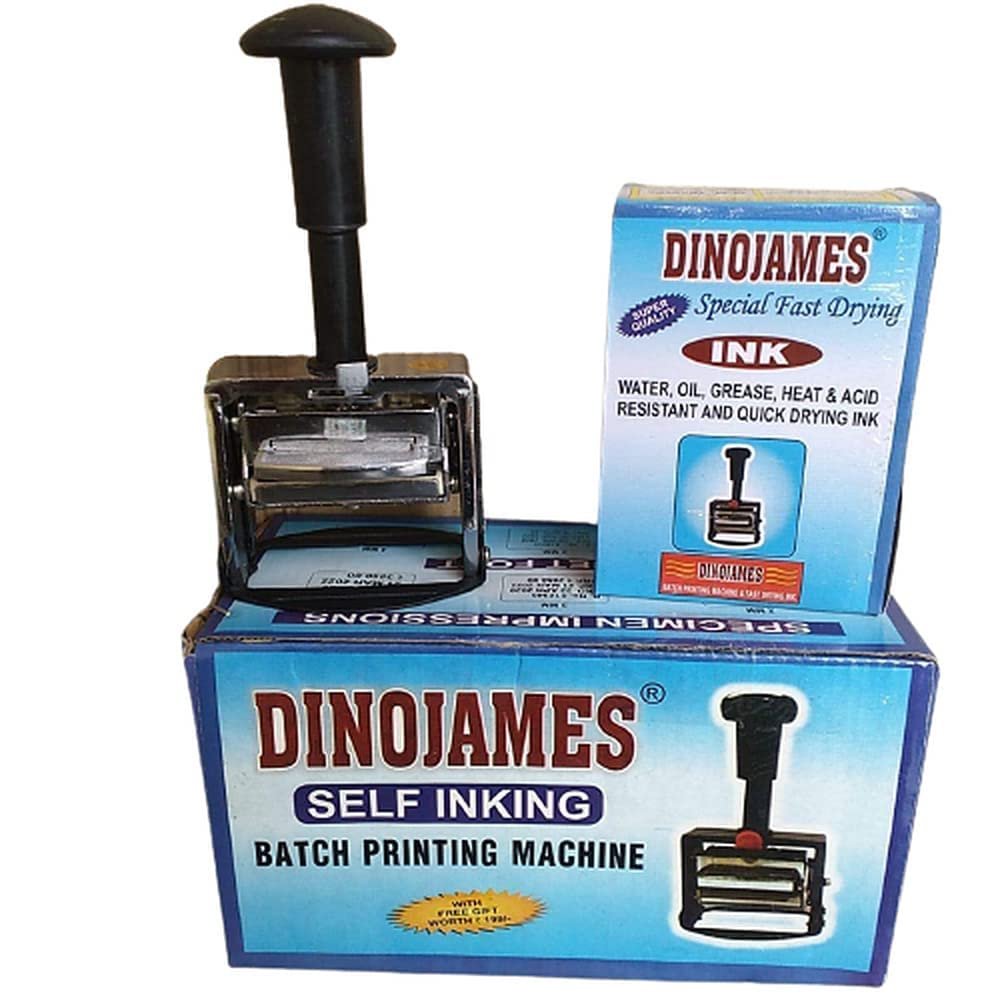 Dinojames Heavy Duty Batch Coding Machine SG-555, 3MM