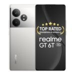 realme GT 6T 5G (Fluid Silver,8GB RAM+128GB Storage) | India’s 1st 7+ Gen 3 Flagship Chipset | 1.5M+AnTuTu Score | 5500mAh+120W | The World’s Brightest Flagship Display