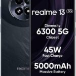 realme 13 5G (Dark Purple, 8GB RAM, 256GB Storage) | Expandable Upto 2TB | Up to 18GB Dynamic RAM | 50MP AI Dual Camera | 6.72″ AMOLED Display | 45W Ultra Charging DAK | Dimensity 6300 Processor