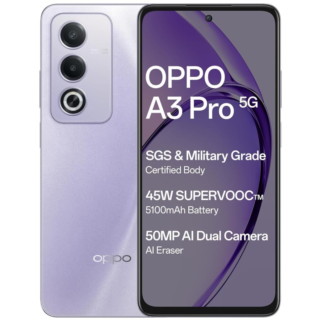 Oppo A3 Pro 5G (Starry Black, 8GB RAM, 256GB Storage) Without Offer