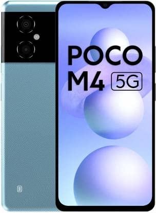 (Refurbished) POCO M4 5G (Cool Blue, 128 GB) (6 GB RAM)