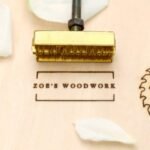 Custom Logo Wood Branding Iron,Durable Leather Branding Iron Stamp,BBQ Heat Stamp Including The Handle,Wedding Design Stamp (1.5×1.5″)