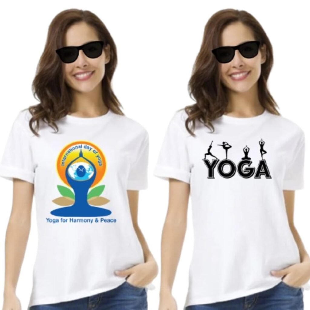 Yoga and Meditation T-Shirts, Women, Om Print