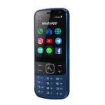 IKALL K333 Android 4G Mobile | Keypad Smartphone | Whatsapp, Facebook, YouTube and Instagram Pre-Installed | Android 12 | Touch and Type 4G Volte and WiFi (Navy Blue)