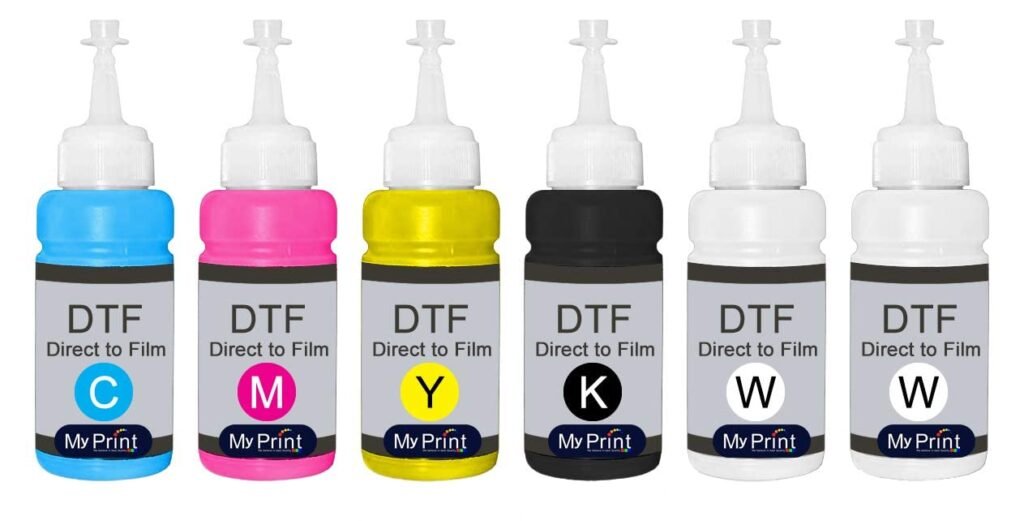 MY PRINT | DTF Ink | Direct to Film | Compatible with L1800 & L805 | CMYKWW