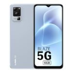 Lava Blaze 5G (Glass Blue, 6GB RAM, UFS 2.2 128GB Storage) | 5G Ready | 50MP AI Triple Camera | Upto 11GB Expandable RAM | Charger Included | Clean Android (No Bloatware)