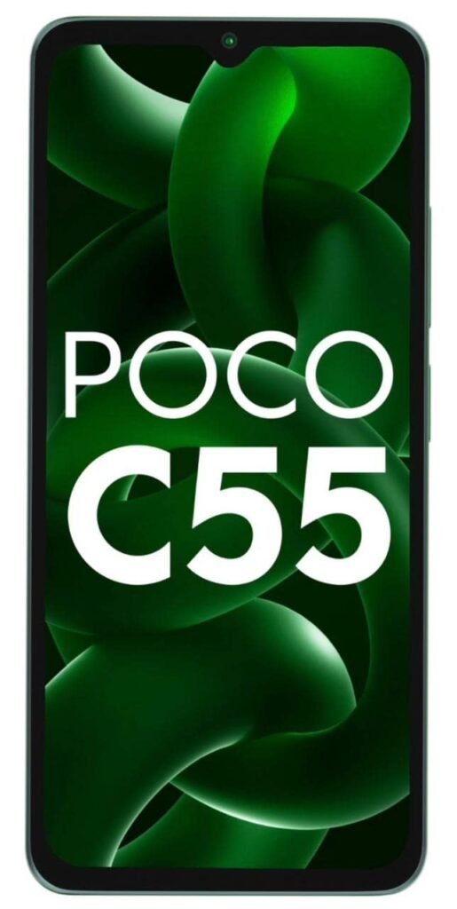 POCO C55 (Forest Green, 4GB RAM, 64GB Storage)