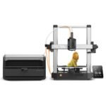 ANYCUBIC 3D Printer Kobra 3 Combo, Multi-color 3D Printer with up to 4 striking rainbow colors, nozzle clogging detection, 600mm/s max high speed, size 250x250x260mm