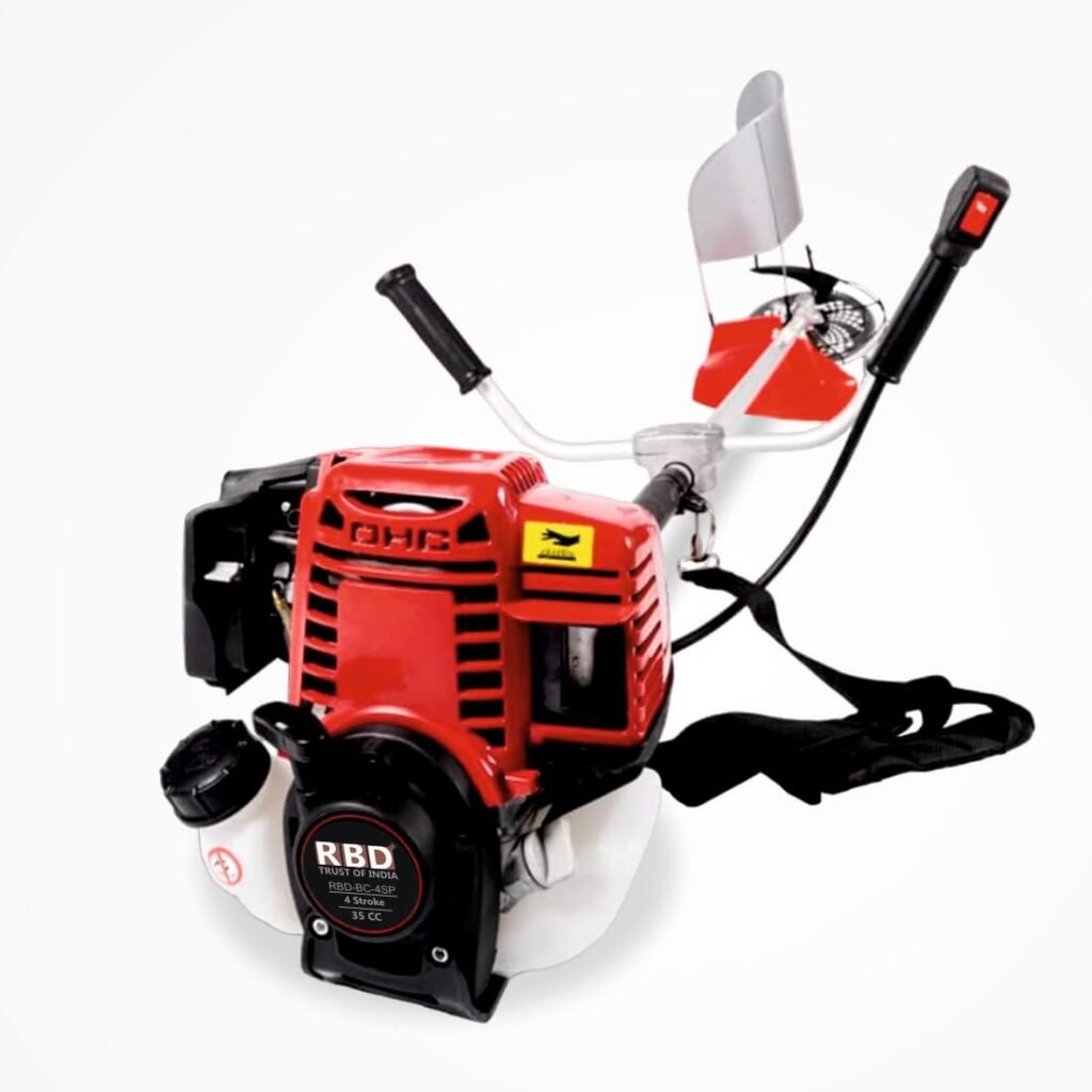 RBD 35 CC Grass Cutter Machine | 4 Stroke Brush Cutter Machine | Lawn Grass Cutter Machine | Grass Machine | Bush Cutter Machine | Sidepack Brush Cutter | Agriculture Machine Without Tiller