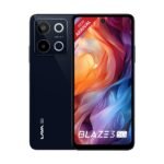 Lava Blaze 3 5G (Glass Blue 6GB RAM, 128GB Storage) | SuperFast Dimensity 6300 Processor | 90Hz Display | 50MP+2MP AI Camera with Vibe Light | 5000 mAh Battery | Glass Back | 18W Fast Charging