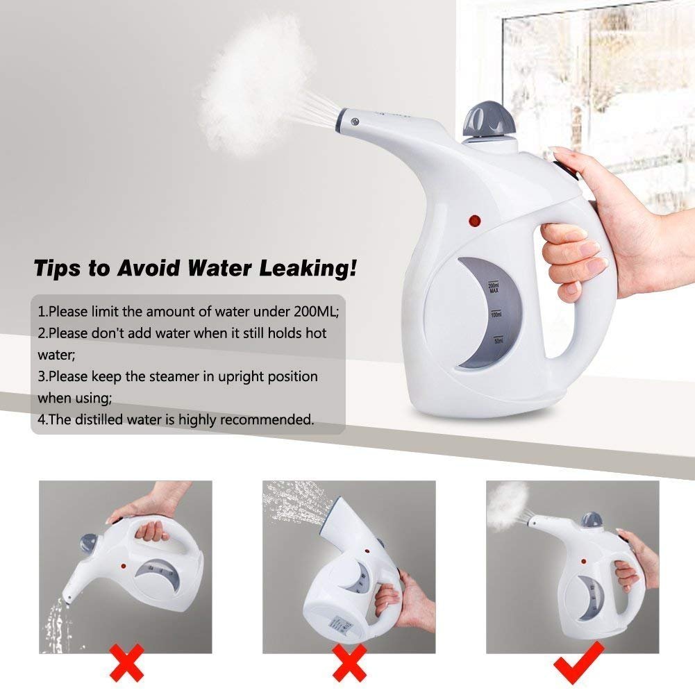 Hetarmi 2 in 1 Handheld Steamer Iron for Clothes for Home and Facial Steamer Portable (Multi Color)