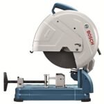 Bosch GCO 14-24 Heavy Duty Corded Electric Metal Cut Off Saw (14″ Chop Saw), 2,400W, 355 mm Cutting Dia., 3,800 rpm, 17 kg + 1 Bosch cutting disc, Expert for Metal, 355 x 25.4 mm, 1 Year Warranty