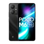 POCO M6 5G (Galactic Black, 4GB RAM, 64GB Storage) | MediaTek Dimensity 6100+ 5G Processor | 5000 mAh Battery + 18W Fast Charging | 50 MP AI Dual-Camera System & Side Fingerprint Sensor