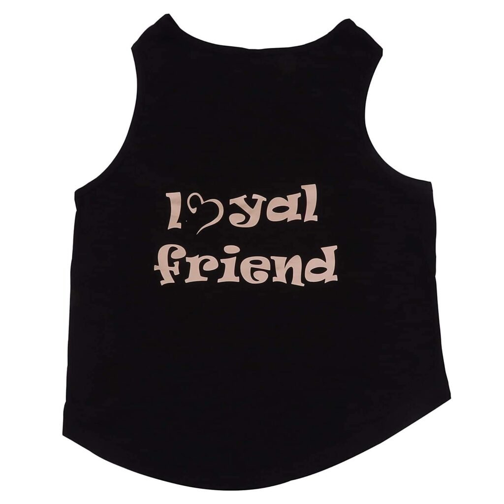 Elysian Loyal Friend Sleeveless Vest Round Neck Tank T-Shirt/Tees/Dress for Dog 56 cm / 22 inch