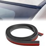 Windshield Rubber Seal Strip – 1.7M/ 5.6Ft Rubber Weather Stripping Windshield Window Seal Strirp Moulding Trim, Sunroof Seal for Car/Truck/SUV Front Rear Windshield (1PC)