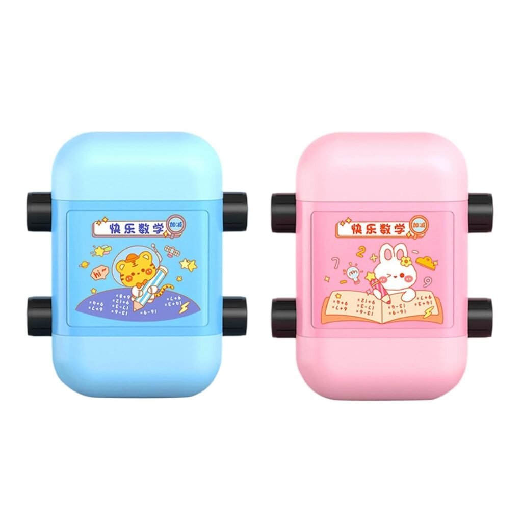 MERISHOPP®Roller Digital Teaching Stamp Rotational Design for Students Children Kids Pink|Home & Garden | Kids & Teens at Home | School Supplies |1 Roller Digital Teaching Stamp