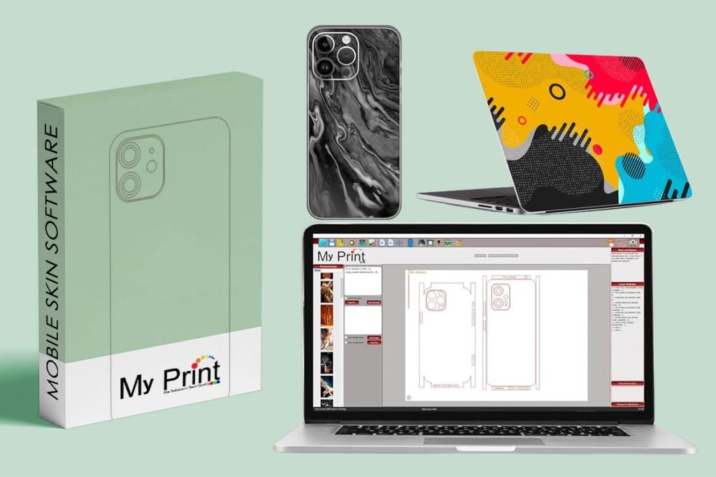 MY PRINT | MOBILE SKIN CUTTING SOFTWARE | LAPTOP | TABLET | CHARGER | DRONE | CAMERA | REMOTE | PLOTTER | SMART WATCH AND MANY MORE | 40000+ Templates and Continue Update