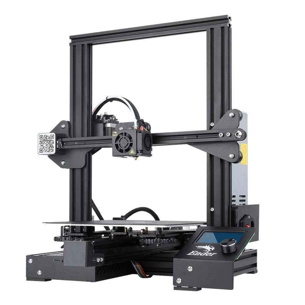 WOL3D Upgraded Creality Ender 3 Model 2024 with WiFi Box, DIY 3D Printer with Resume Function (Print Size – 220X220X250mm)