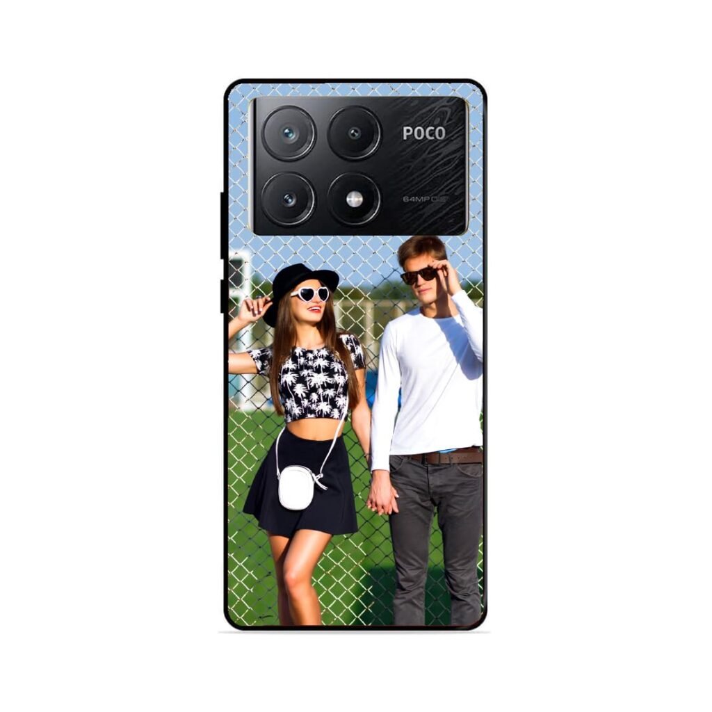 Print My Pic Back Cover for Redmi Poco X6 Pro | Customize Your Back Case with Own Photo, Selfie, Logo, Unique Design for Redmi Poco X6 Pro | Polycarbonate Hard Case for Redmi Poco X6 Pro