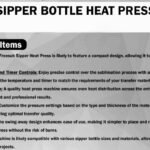 Sipper Bottle Heat Press Machine Heavy Duty