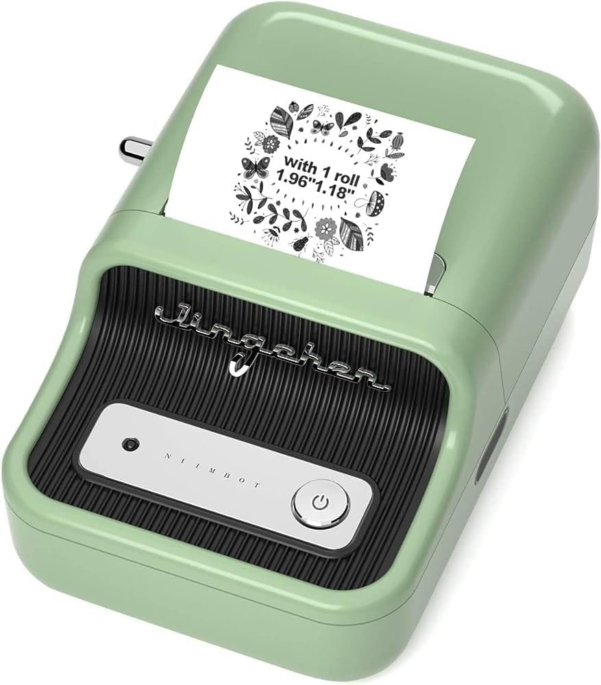 BLACKPOOL B21 Bluetooth Thermal Label Printer – 2 Inch Small Portable Label Maker, Barcode, Mini Stickers, Bill, Receipt Printing Machine for Home, Office, and Business Use