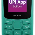 Nokia 106 Single Sim, Keypad Phone with Built-in UPI Payments App, Long-Lasting Battery, Wireless FM Radio & MP3 Player, and MicroSD Card Slot | Green