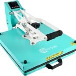 ColorSub Heat Press Machine for T-Shirt 15×15, Digital Industrial Quality Heat Press Machine Clamshell Transfer Sublimation Print Press Machine Teal