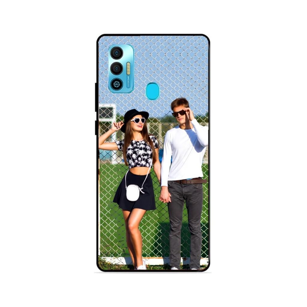 Print My Pic Back Cover for Tecno Spark 7T | Customize Your Back Case with Own Photo, Selfie, Logo, Unique Design for Tecno Spark 7T | Polycarbonate Hard Case for Tecno 7T