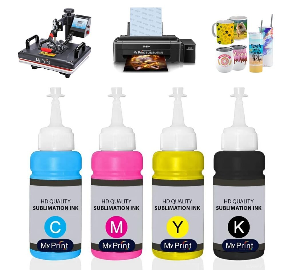 MY PRINT | Sublimation Inks for Desktop Printer | Epson Printer L100, L120, L130, L200, L210, L220, L230, L300, L310, L350, L355, L360, L361, L365, L385, L455, L485, L550, L565, L605, L1300