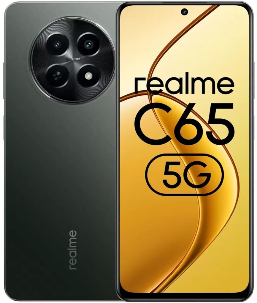 realme C65 5G (Glowing Black, 128 GB) (4 GB RAM)