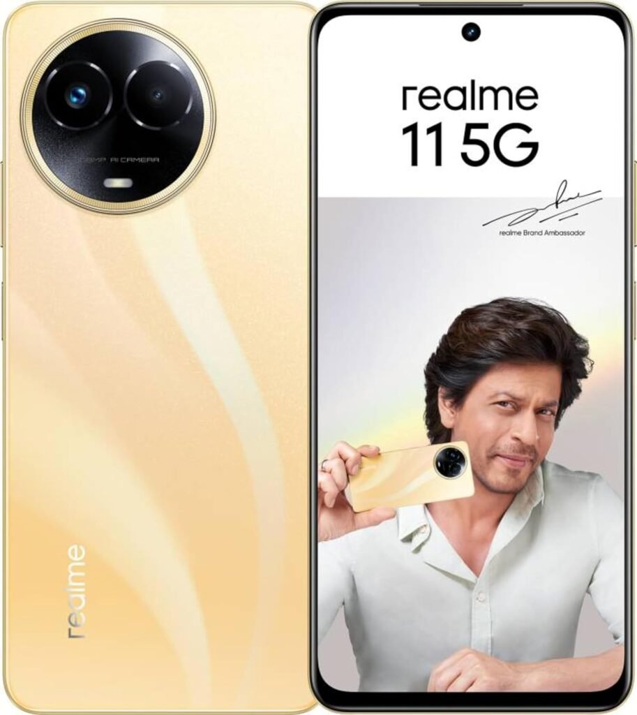 realme 11 5G (8GB RAM, 128GB Storage, Glory Gold)