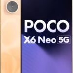 POCO X6 Neo 5G (Martian Orange, 8GB RAM, 128GB Storage) | Dimensity 6080 Processor | 5000 mAh Battery + 33W Fast Charging | 108MP + 2MP Rear Camera & 16MP Front Camera