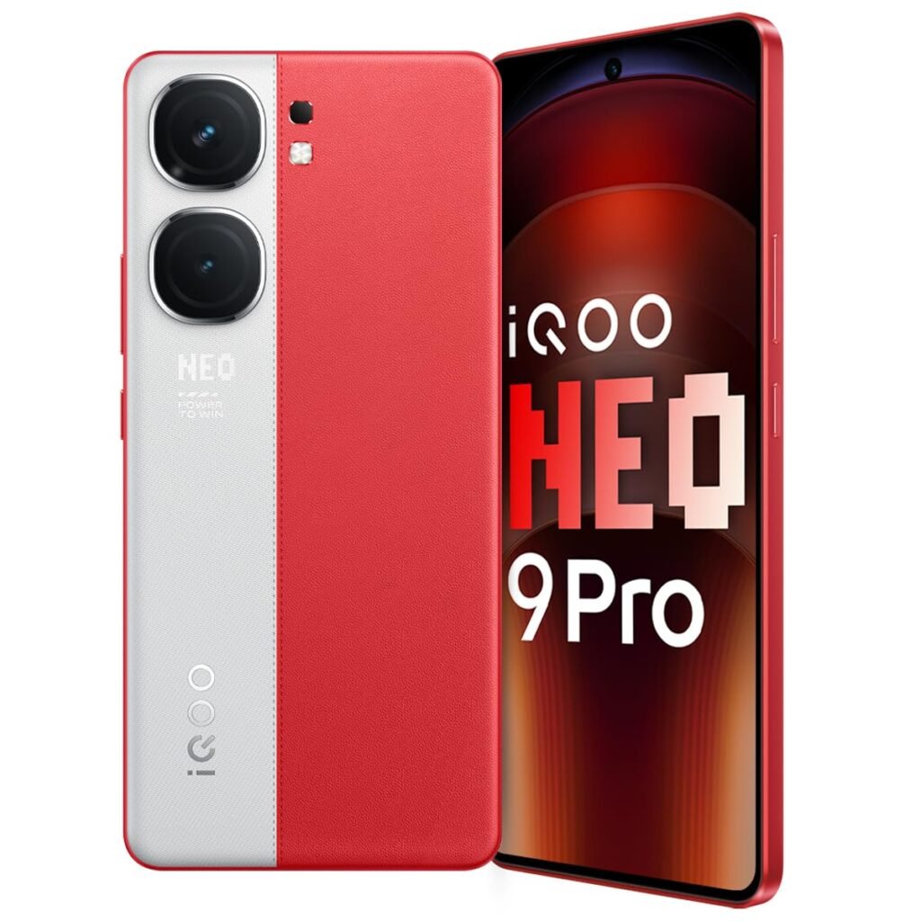 iQOO Neo9 Pro 5G (Fiery Red, 8GB RAM, 256GB Storage) | Snapdragon 8 Gen 2 Processor | Supercomputing Chip Q1 | Flagship Level Sony IMX920 Camera