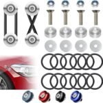 Universal Car Bumper Quick Release Clips Fasteners Kit, Front and Rear Bumper Fasteners, Ultimate Fastening Solution for Quick Bumper Release.