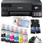 MY PRINT Ecotank L8050|A4 Size 6 Color Wireless Colour Home Inkjet Printers| 3D Printer|(With Epson Ink)|Pvc Card Print|2023 Model|With Usb Cable Extra, Multicolor