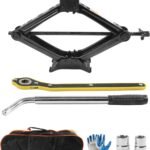 Car Jack Kit,Scissor Jack,Scissor Lift Jack for Car 2 Ton,Car Accessories Car Jack Tire Jack Tool Kit,Universal Car Emergency Kit with Lug Wrench,Portable Tire Changing Kit for Car Truck SUV