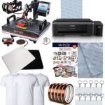 MY PRINT | Complete Setup Sublimation Printing | Heat Press Combo 5 in 1 | Printer L130 with Sublimation Ink | Sublimation Paper 200 Pcs | for Business Supplies Products