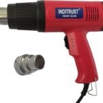 Inditrust 2000 Watt professional heat gun hot air gun with dual temperature setting for Shrink Wrapping, Packing, Paint removal heat gun designed for industrial use (RED)