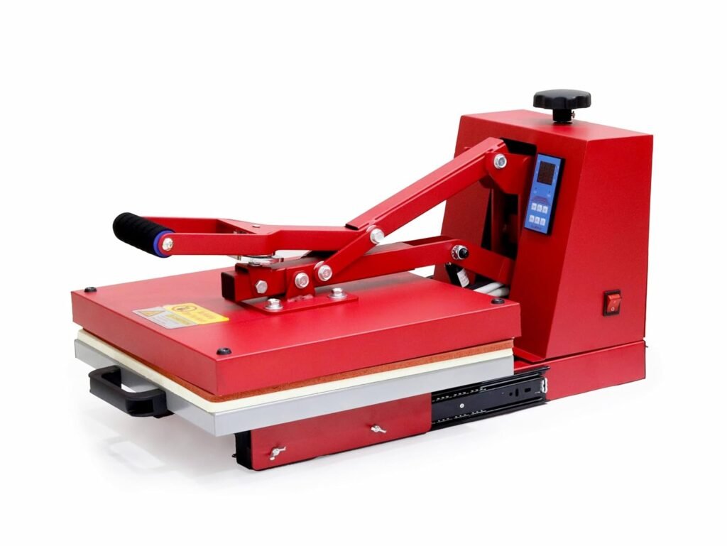 AT Sub Heat Press Machine with Slider 15X15 | Sublimation Machine for T-Shirt, Flate Products | DTF Printing | Fusing Machine | Vinyl Printing