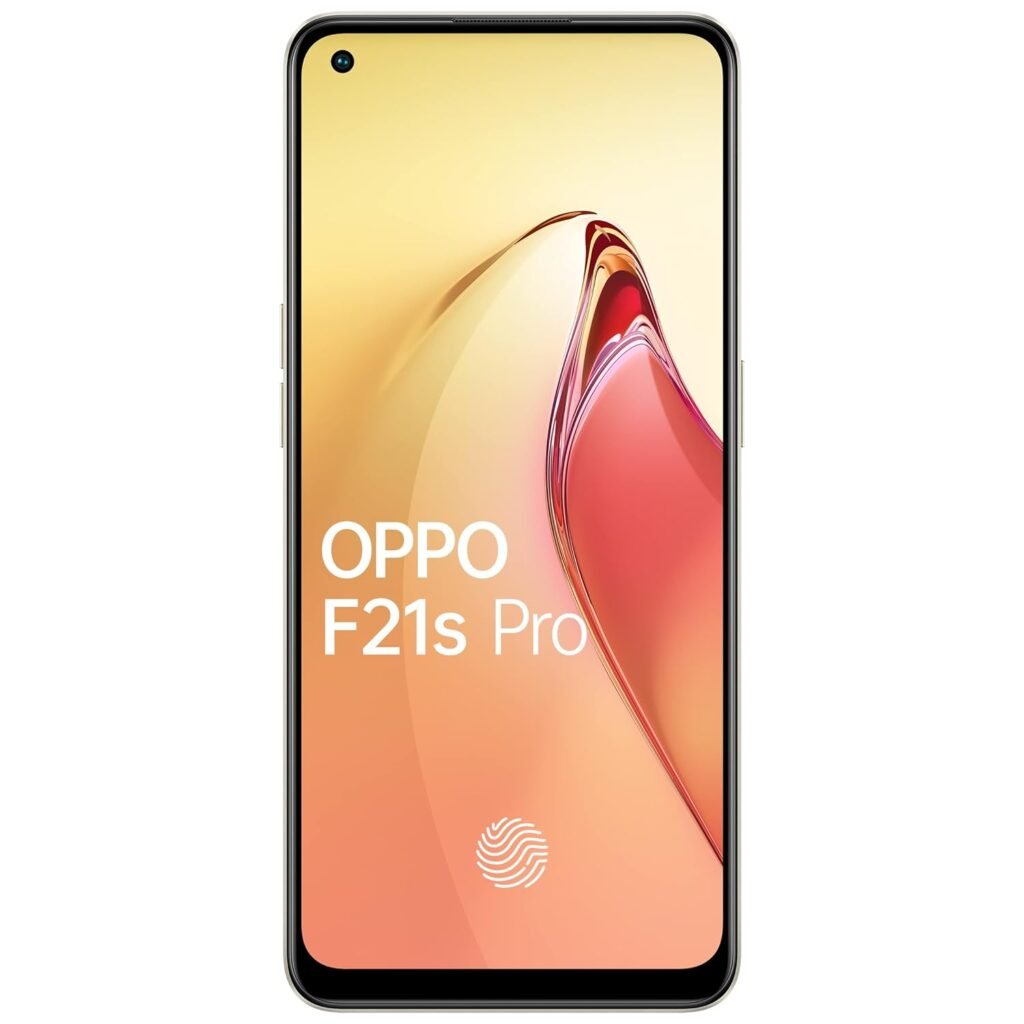 Oppo F21s Pro (Dawnlight Gold, 8GB RAM, 128 Storage)|6.43″ FHD+ AMOLED|32MP Front Camera with Microlens|4500 mAh Battery with 33W SUPERVOOC Charger|with No Cost EMI/Additional Exchange Offers