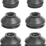 6PCS Ball Joint Boot,Car Accessories Rubber Joint,Dust Boots Cover,Turn To Rod Arm Ball Joint Head Dust Protection Rubber Cover,Ball Joint Rubber Dust Boot Covers,Suitable to Most Vehicles