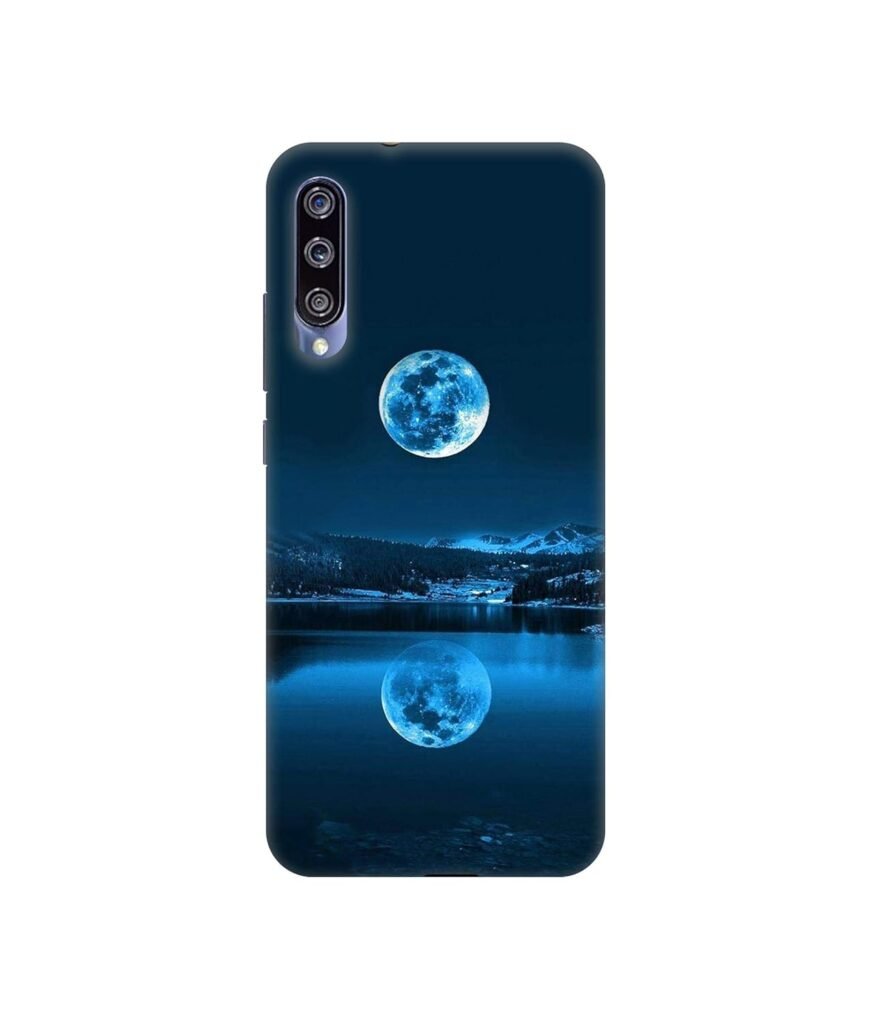 Amazon Brand – Solimo Designer Moon Pattern Print 3D Printed Hard Back Case Mobile Cover for Mi A3