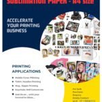 Divine Mart A4 Heat Transfer Printing Paper Sublimation Paper by Mittal Traders (Pack of 1 with 200 Sheets Each ) (120 GMS) White