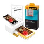 KODAK Dock Plus 4PASS Instant Photo Printer (4×6) + 90 Sheets Bundle