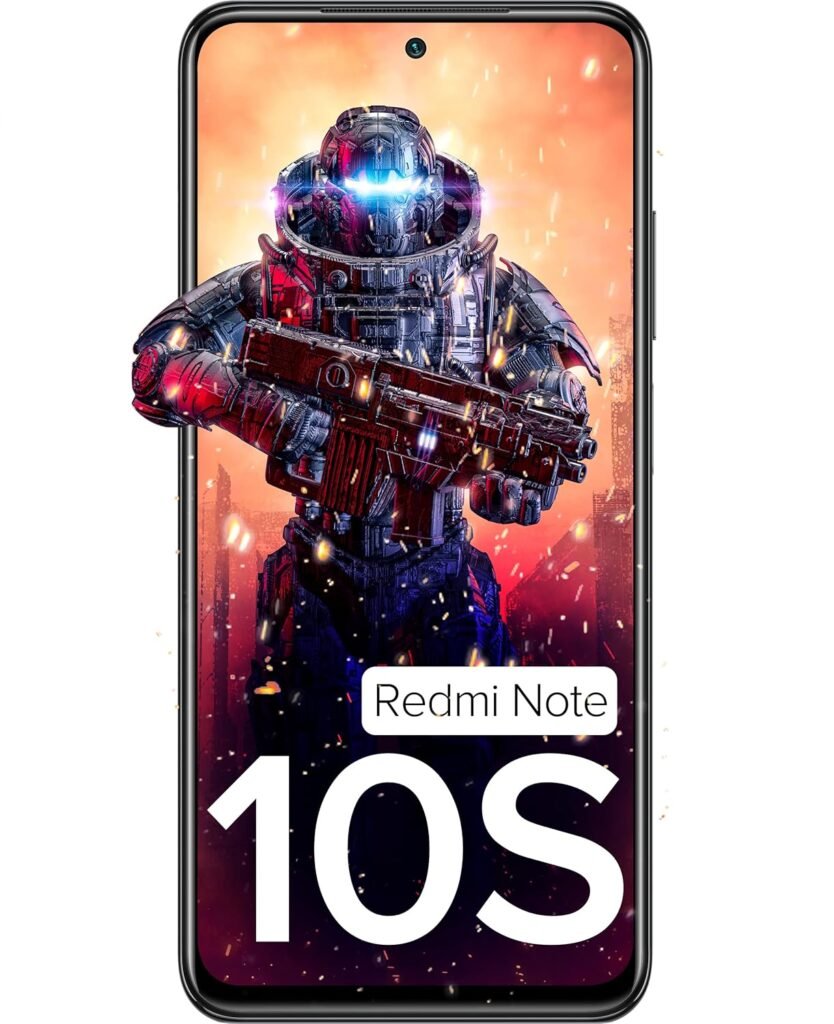 Redmi Note 10S (Shadow Black, 6GB RAM, 64GB Storage) – Super Amoled Display | 64 MP Quad Camera