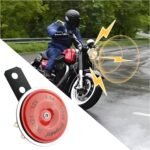 Super Loud Motorcycle Horn,110dB 12V Horn Motorcycle Accessories Provide Warning Effect,Universal Waterproof Car Horns 12V Loud for Most Cars Motorcycles ATVs Scooters