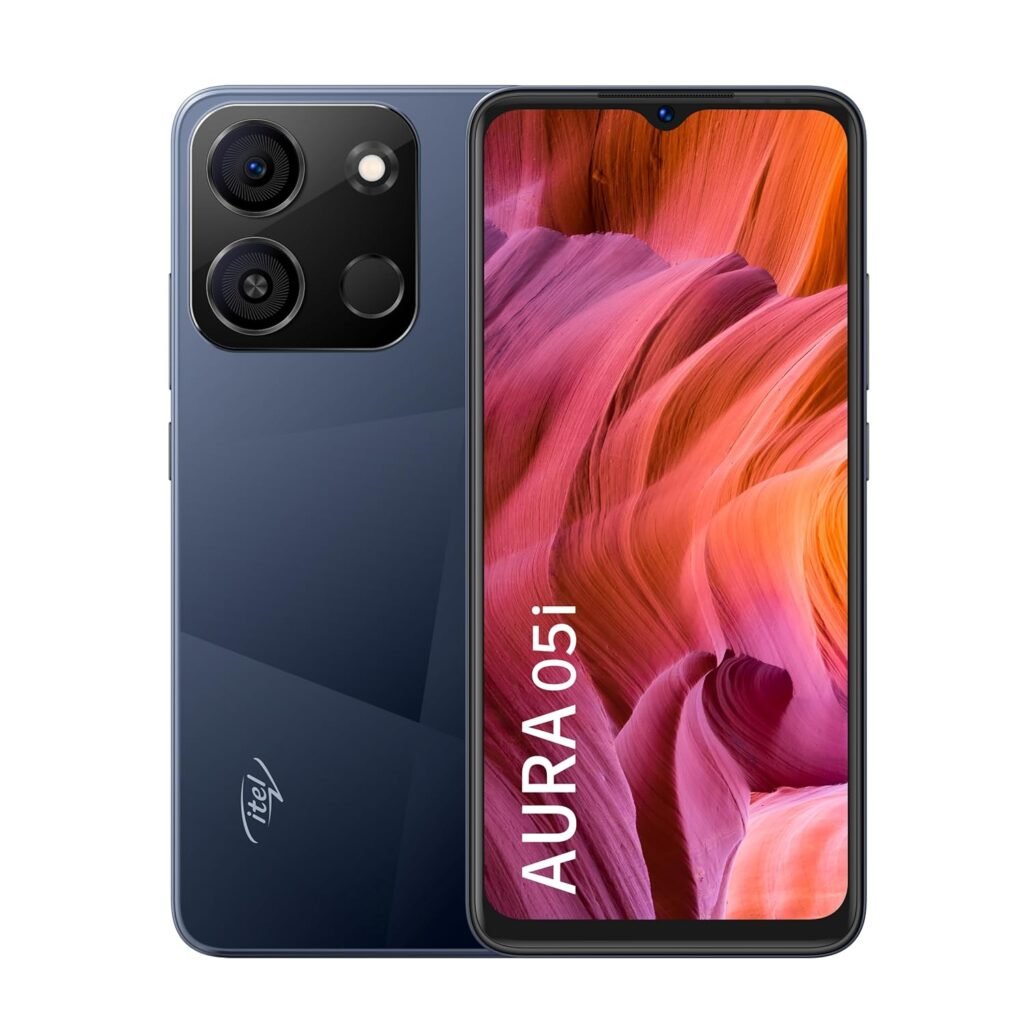 itel Aura 05i (2GB RAM + 32GB ROM, Upto 4GB RAM with Memory Fusion | Type C Fast Charging | 6.6″ HD+ Display)- Nebula Black