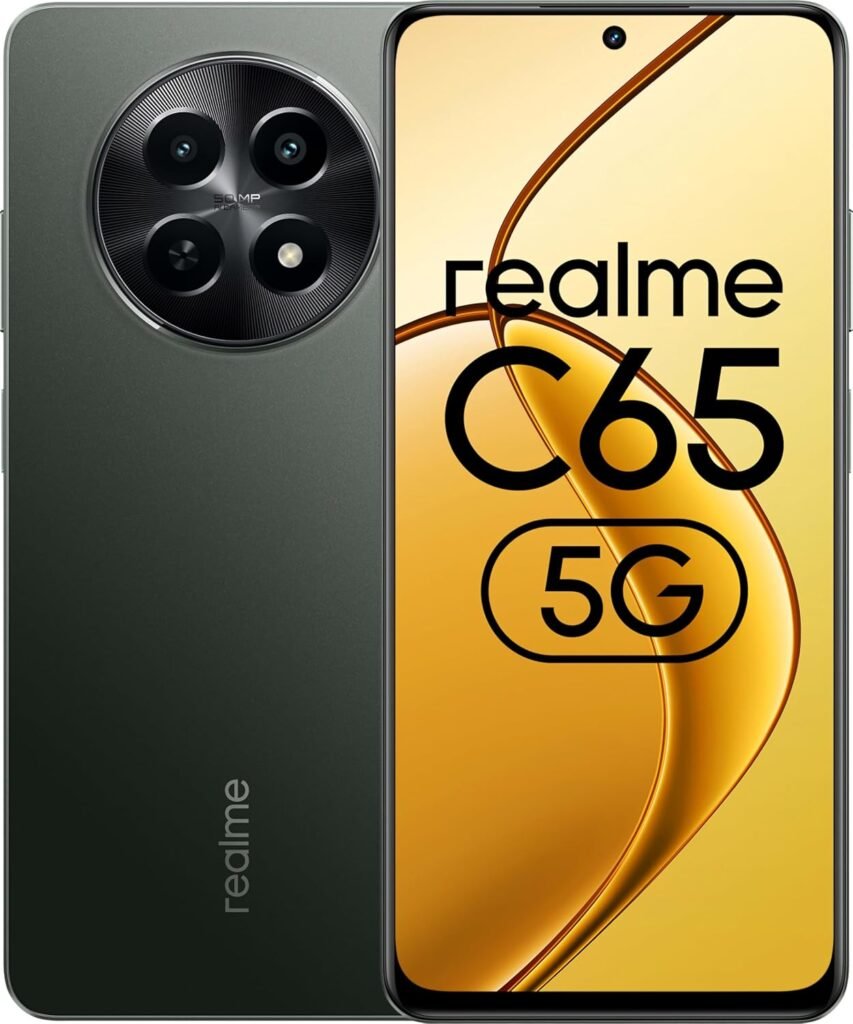 realme C65 5G (Glowing Black, 8GB RAM, 128GB Storage)